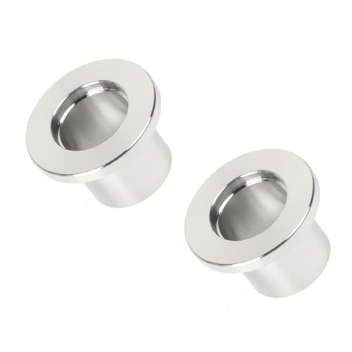 QMINOX 304 Stainless Steel Half Nipple Vacuum NW KF16 Weld Flanges KF16 Length 20mm Half Nipple 2 pack - Image 1