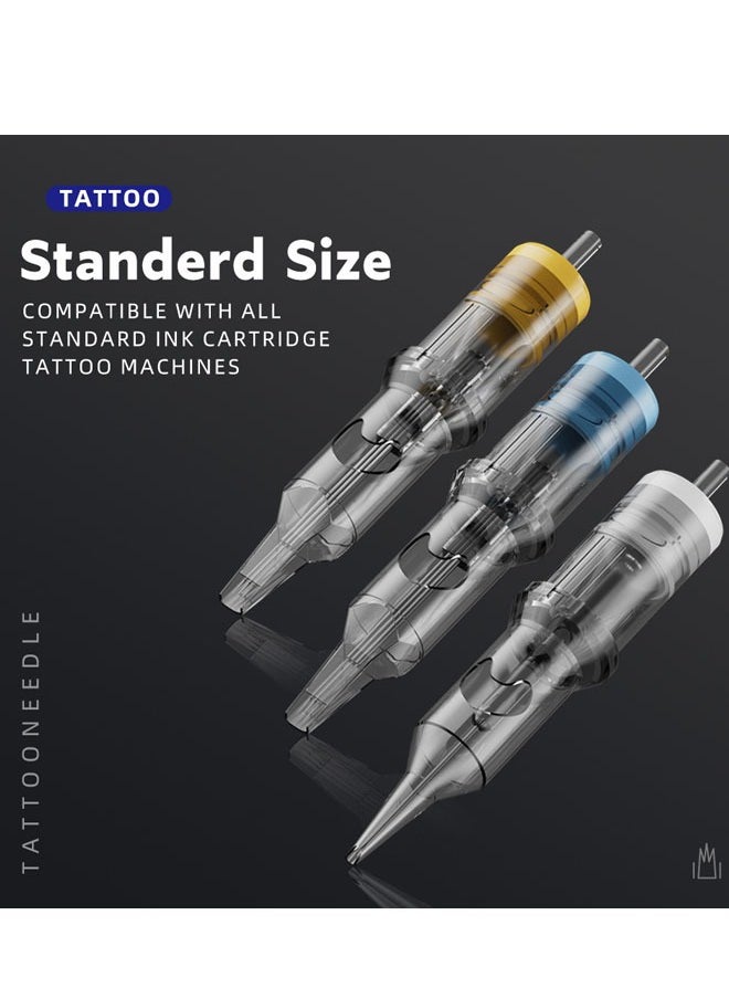 ZVEV 10PCS Tattoo Needle, Tattoo Syringe Needle Round Lined Film Professional Disposable Tattoo Needle For Rotary Tattoo Machine  - Image 2