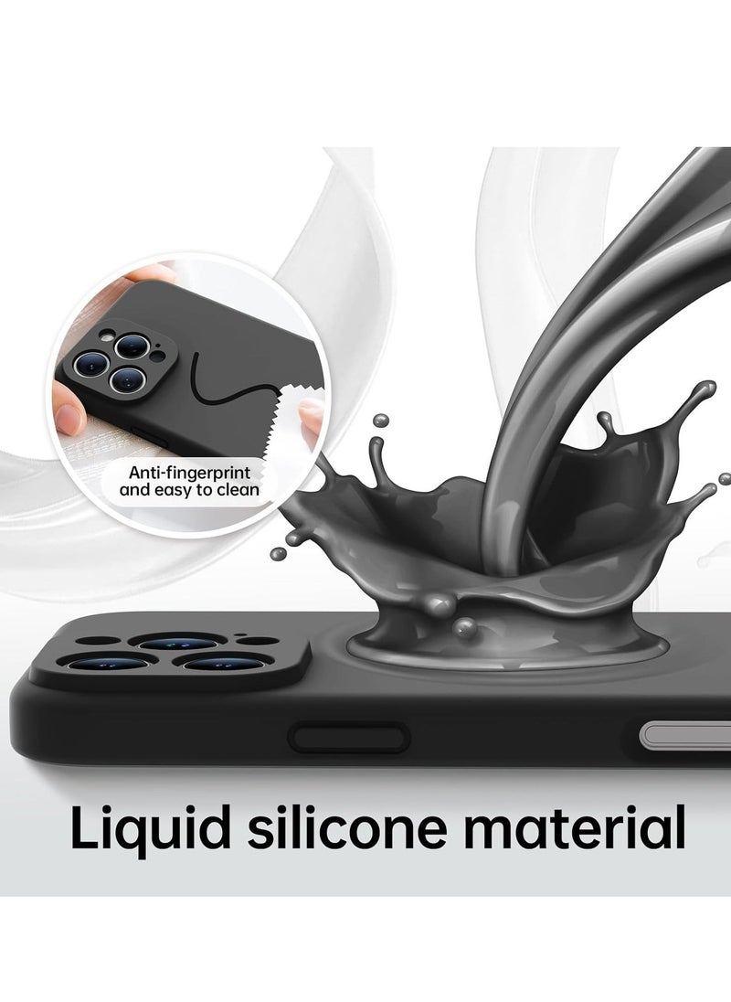 Raxoom iPhone 16 Pro Max Case with 2 Screen Protectors â€“ Liquid Silicone Protective Phone Case (6.9") â€“ Compatible with MagSafe â€“ Upgraded Camera Protection â€“ Dark Grey - Image 5