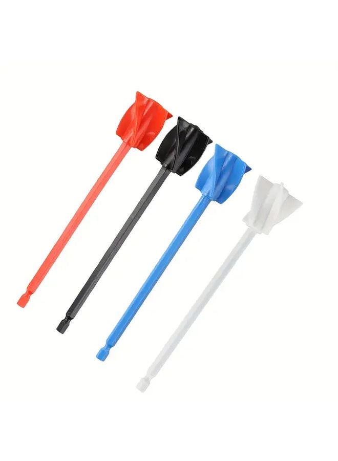 2Pcs Black Epoxy Stirring Sticks Paint Mixer Drill Attachment for Resin Cement - Image 5