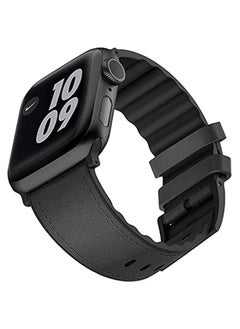 Viva Madrid Viva Madrid Media Leather Strap for Apple Watch 42/44mm - Midnight Black Original  - Image 1