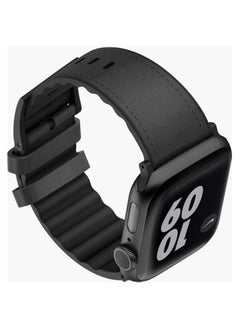 Viva Madrid Viva Madrid Media Leather Strap for Apple Watch 42/44mm - Midnight Black Original  - Image 2