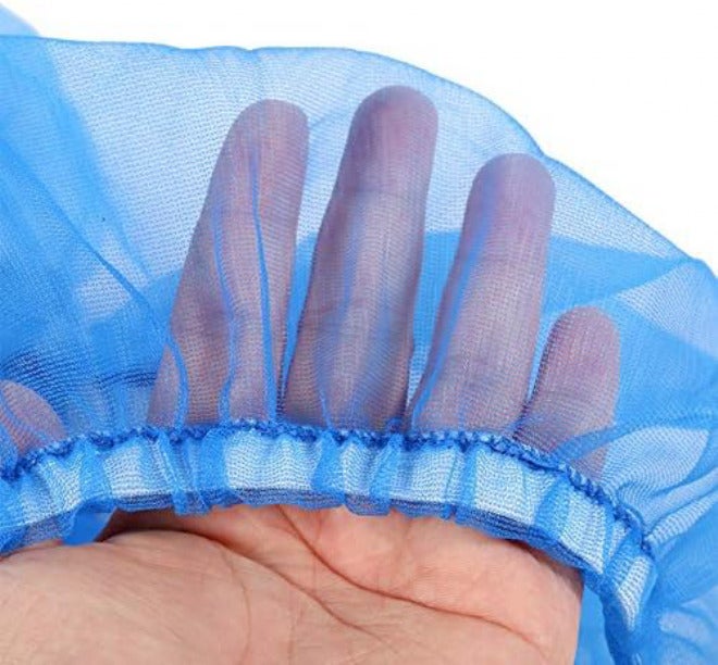 Zerodis Bird Cage Cover, 4 Colors, Blue, Nylon Mesh Fabric, Elastic, Washable, Bird Cage Accessory - Image 4