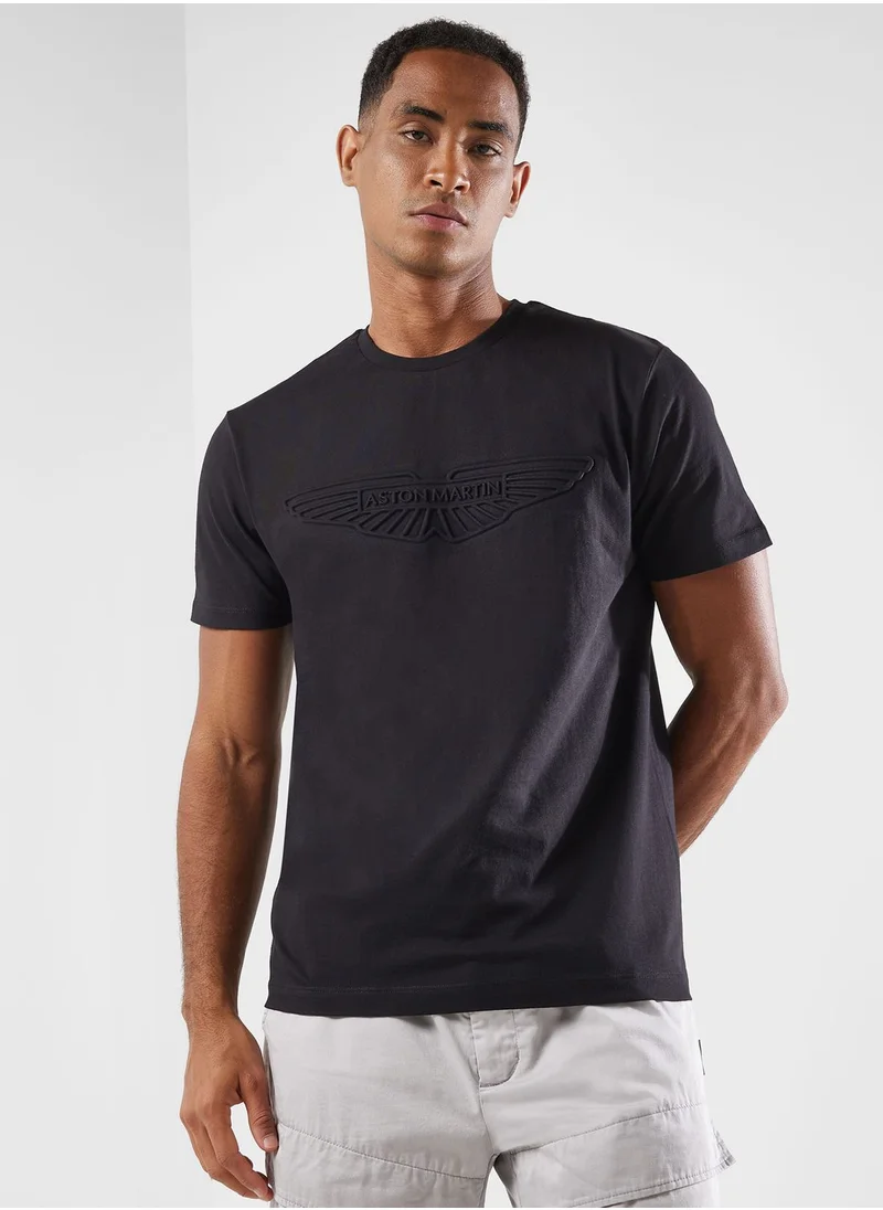 Hackett Emobossed Crew Neck T-Shirt
