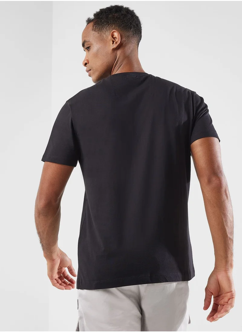 Hackett Emobossed Crew Neck T-Shirt