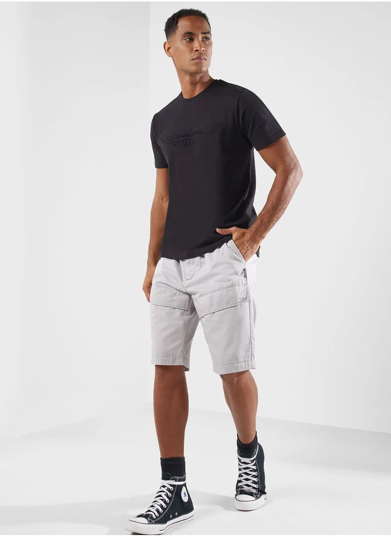Hackett Emobossed Crew Neck T-Shirt