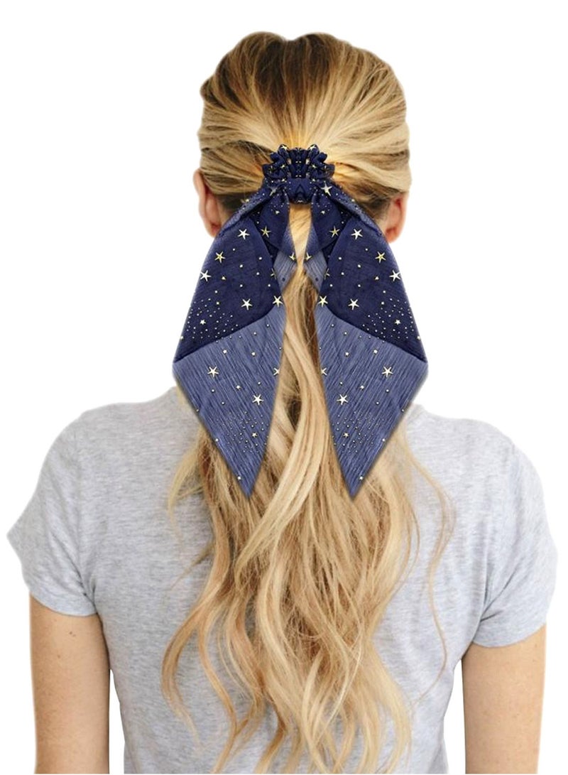 اليسا قطعة واحدة من وشاح ربطات الشعر بفيونكة شريطية - Image 3