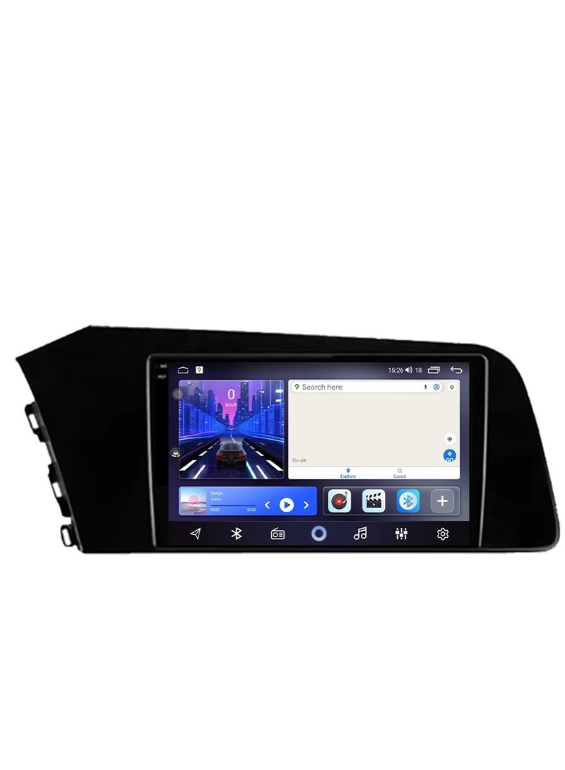 ام ان تي شاشة هيونداي إلنترا من 2022 إلى 2024 هي جزء من نظام المعلومات والترفيه في السيارة يعمل بنظام التشغيل Android ويدعم ميزات مثل Apple CarPlay وAndroid Auto، مما يتيح لك توصيل هاتفك الذكي بسهولة كما أنها توفر دقة عالية تصل إلى 1080 بكسل مما يجعلها ممتازة لعرض المعلومات والخرائط بوضوح - Image 4