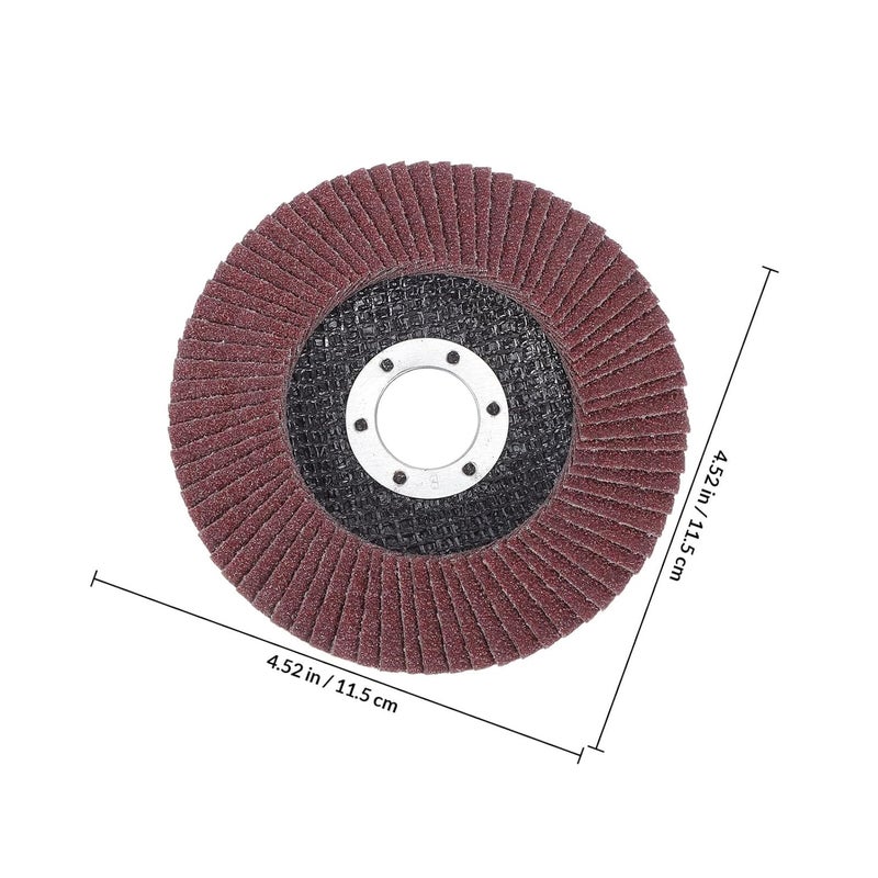 Zerodeko 10pcs Flap Discs Grinding Discs for Angle Grinder Metal Grinding Wheels with Assorted Grit (40, 60, 80, 120) Polishing Abrasive Wheels for Metalworking and Welding - Image 2
