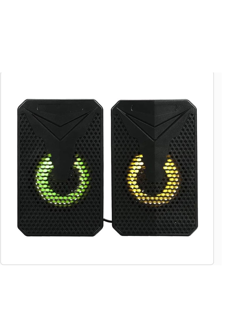GAMMA GT-314 Gaming RGB usb pc speaker with lights