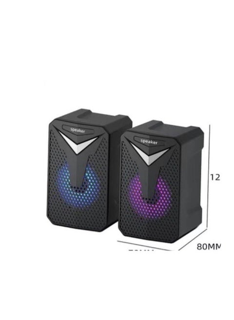 GAMMA GT-314 Gaming RGB usb pc speaker with lights