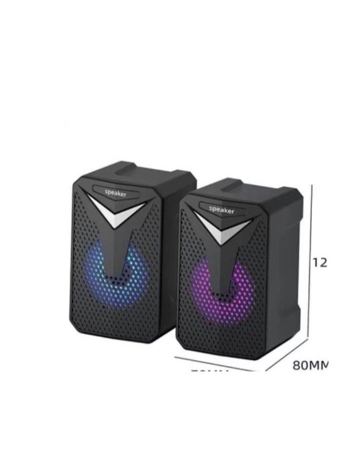 GAMMA GT-314 Gaming RGB usb pc speaker with lights