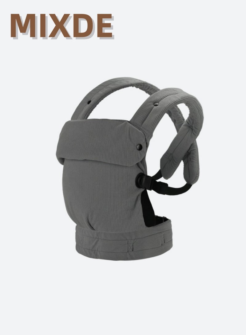 Baby Carrier - Ergonomic, Cozy and Lightweight Carrier for 7-44lbs, Effortless to Put On, Ideal for Hands-Free Parenting, Enhanced Lumbar Support - Image 2