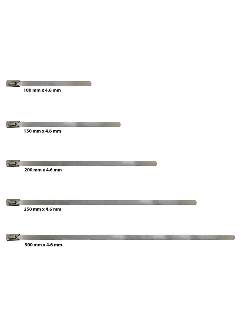 Generic Cable Tie Stainless Steel Pack of 100Pcs SSCBLT 46X300  - Image 4