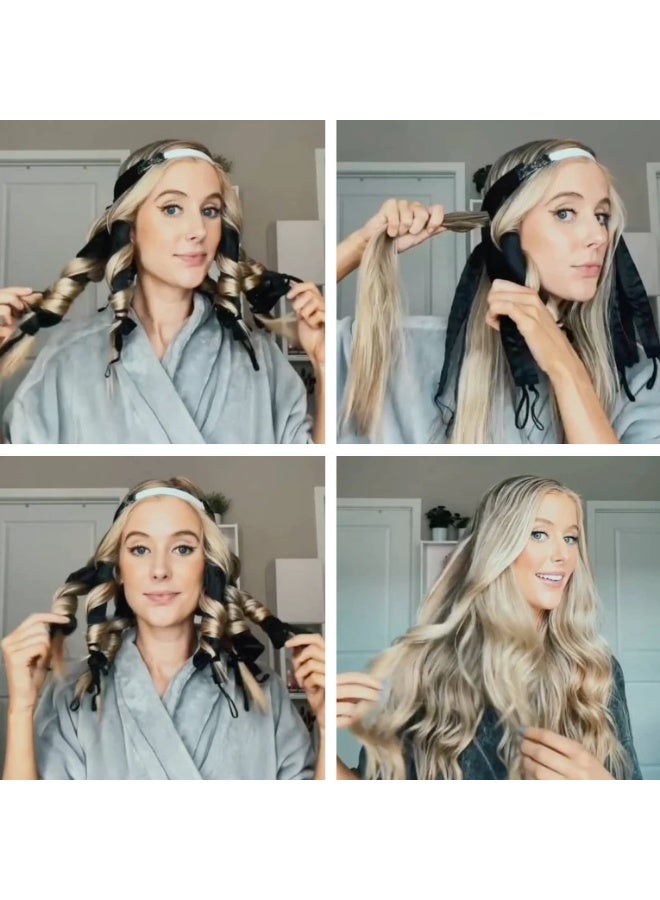 جودي لا يسبب ضررًا للشعر المجعد، مكواة تجعيد الشعر بدون حرارة لتجعيدات طبيعية طوال الليل وتصفيف آمن - Image 4