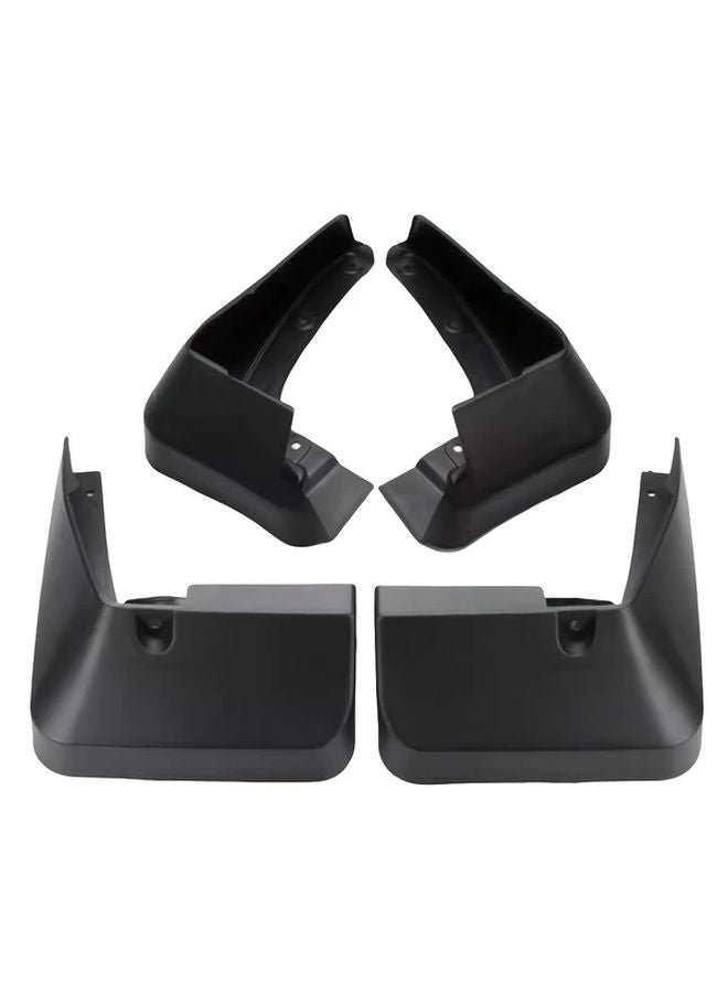 Subaru Forester 2013 2018 Mudguards 4Pcs Heavy Duty Impact Resistant Black Plastic - Image 1
