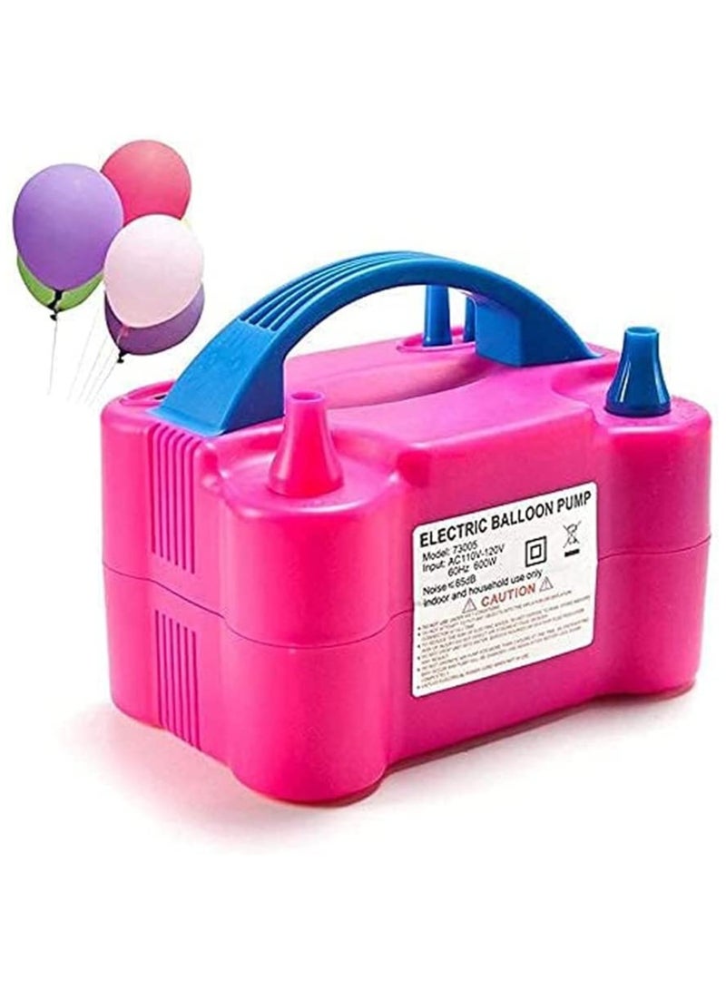1 Electric Air Balloon Pump Portable Inflator Dual Nozzle Globos Machine Air Balloon Blower Buddy For Party Balloon Arch And Column Stand EU Plug - Image 1