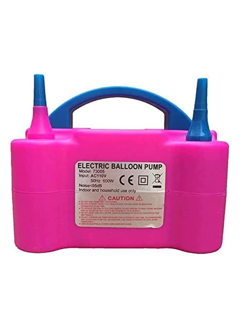 1 Electric Air Balloon Pump Portable Inflator Dual Nozzle Globos Machine Air Balloon Blower Buddy For Party Balloon Arch And Column Stand EU Plug - Image 4
