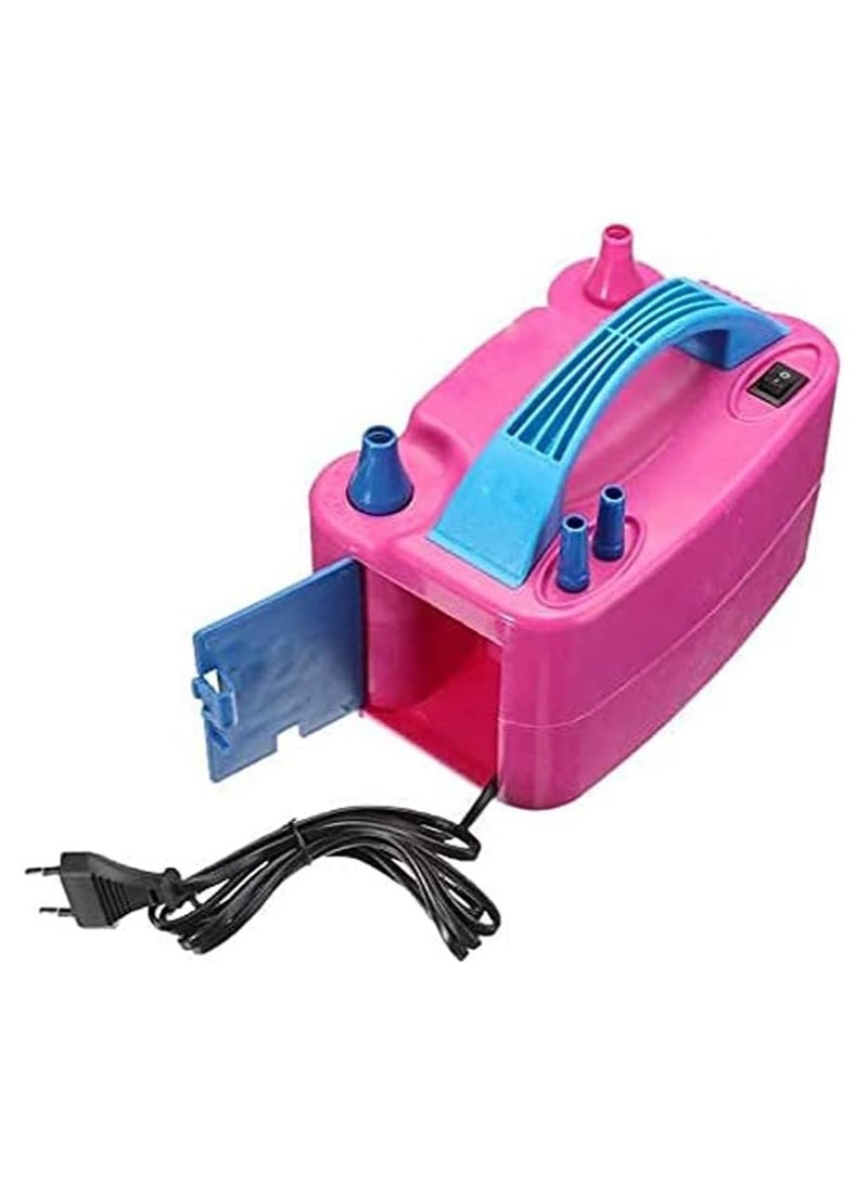 1 Electric Air Balloon Pump Portable Inflator Dual Nozzle Globos Machine Air Balloon Blower Buddy For Party Balloon Arch And Column Stand EU Plug - Image 3