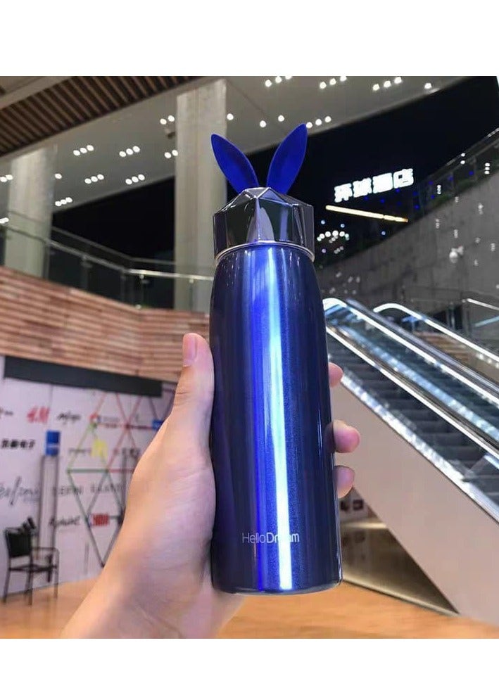 Fashion Trend Crystal Rabbit Thermos Couple Stainless Steel Couple Cup Man and Woman Portable Water Sports Water Bottle,270ml - Image 5