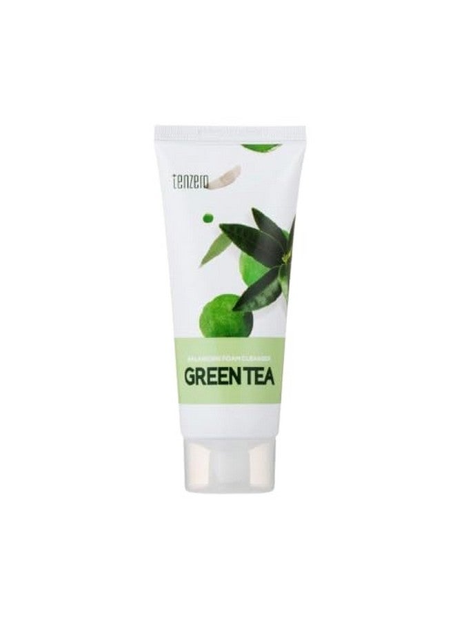 Tenzero Balancing Foam Cleanser Korean Skincare with Green Tea, Antioxidant-Rich Formula for Sensitive, Oily & Acne-Prone Skin | Deep Pore Cleanser, Removes Impurities, Excess Oil & Makeup - Image 1