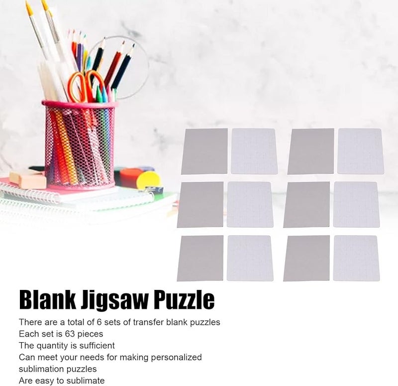 Personalized Photo Puzzle DIY White 13x18cm 63 Pieces Christmas Birthday Gift - Image 3