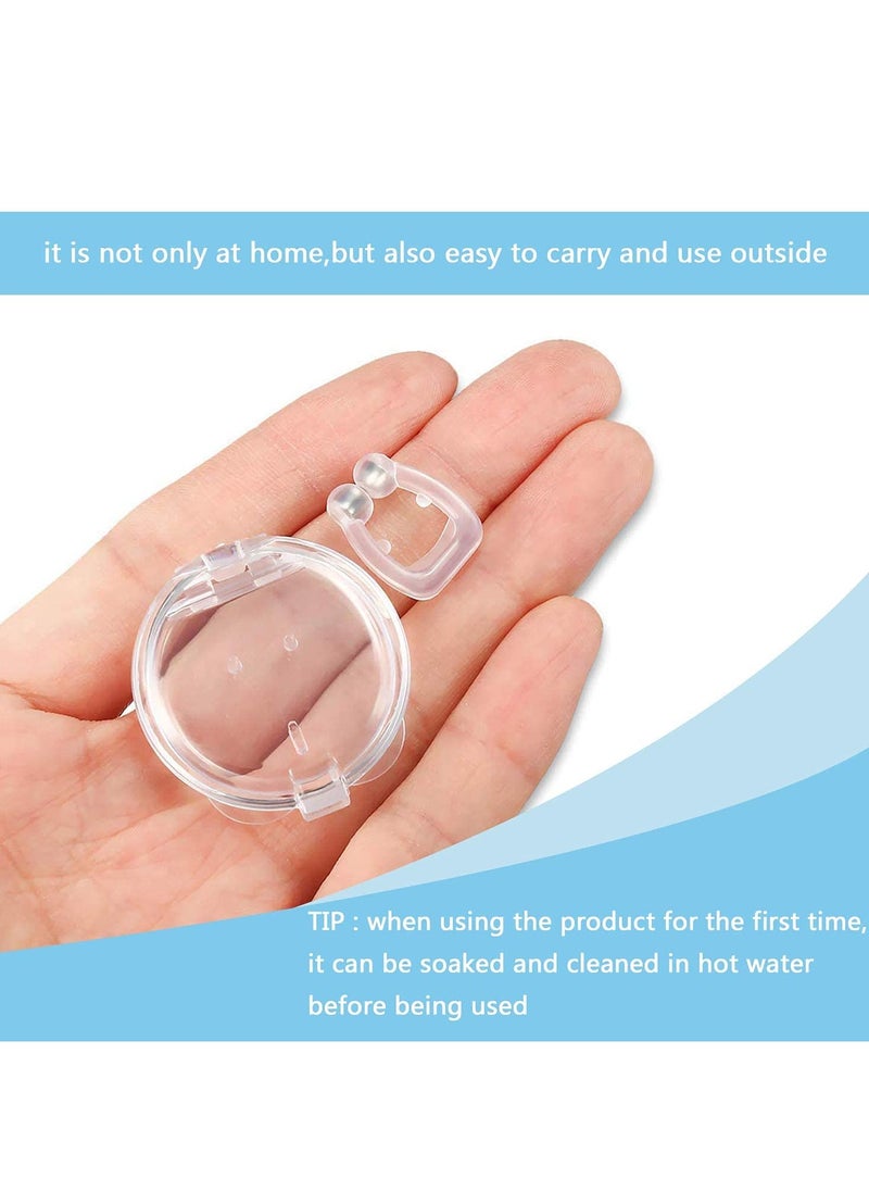 BONITO 4 PCS Magnetic Nose Clip, Anti Snore Devices, Sleeping Aid Nose Clip Relieve Snore for Men and Women Unisex, Magnetic Nasal Dilator for Ease Breathing, Comfortable Sleeping  - Image 4