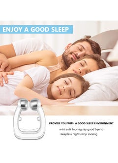 BONITO 4 PCS Magnetic Nose Clip, Anti Snore Devices, Sleeping Aid Nose Clip Relieve Snore for Men and Women Unisex, Magnetic Nasal Dilator for Ease Breathing, Comfortable Sleeping  - Image 2