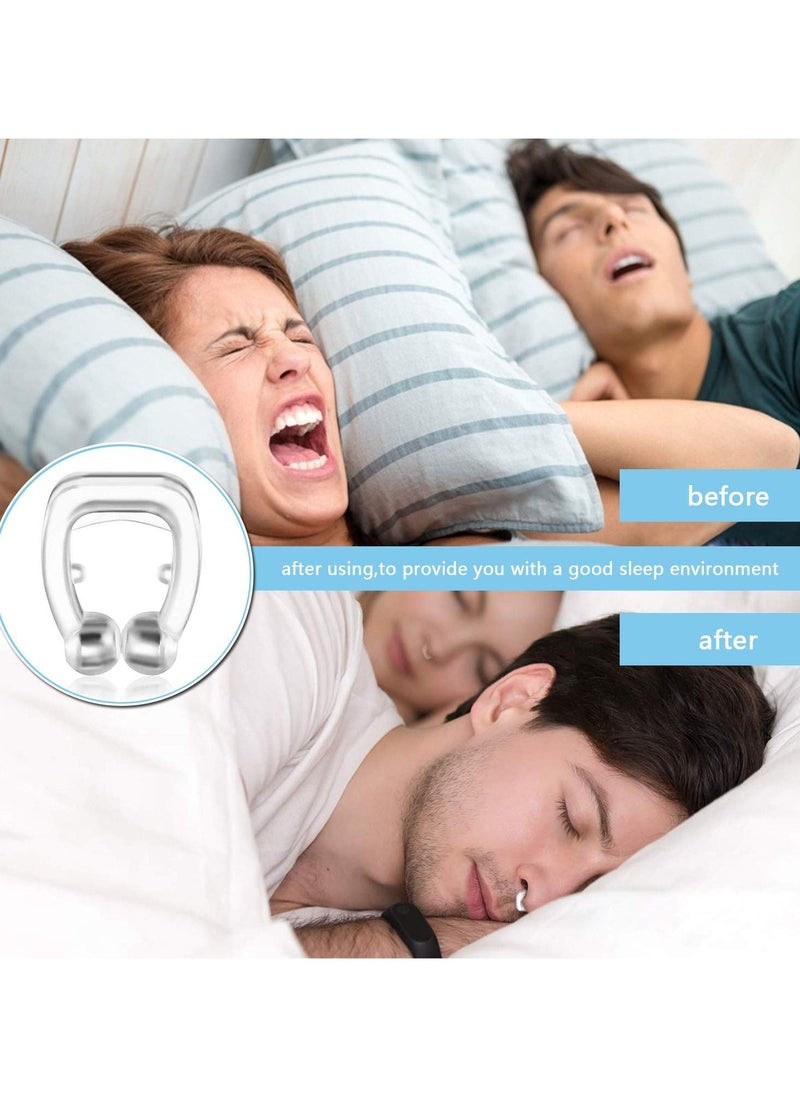 BONITO 4 PCS Magnetic Nose Clip, Anti Snore Devices, Sleeping Aid Nose Clip Relieve Snore for Men and Women Unisex, Magnetic Nasal Dilator for Ease Breathing, Comfortable Sleeping  - Image 5