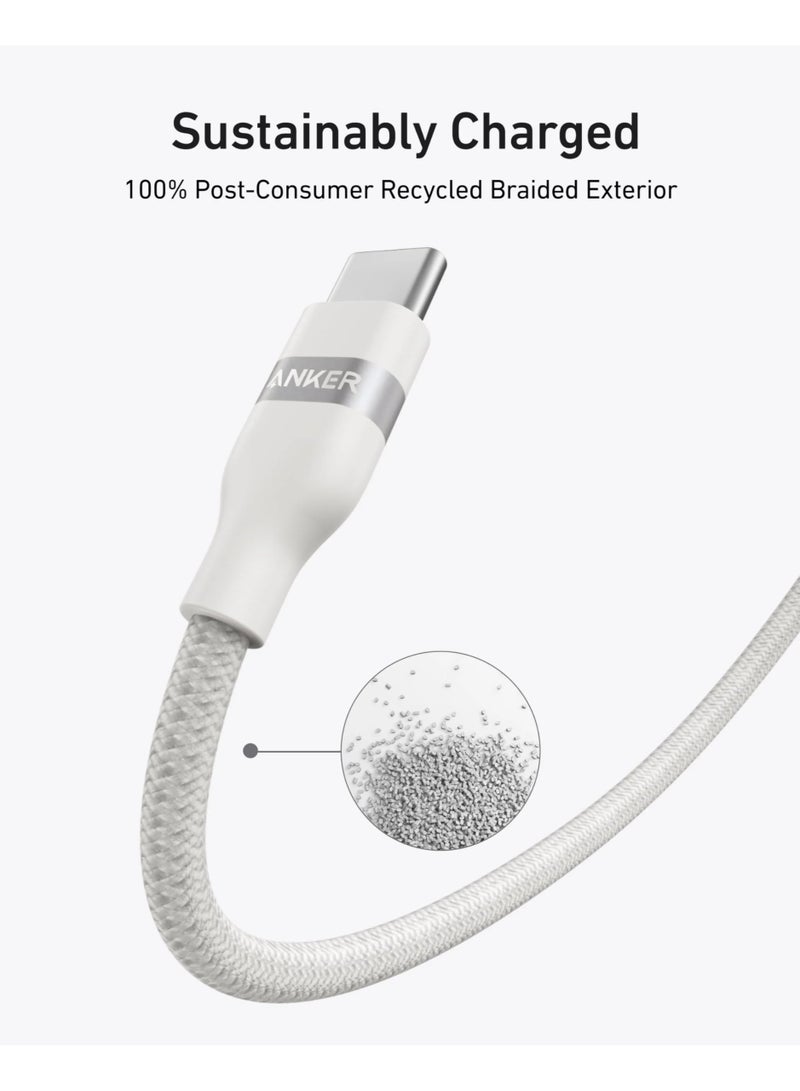 Anker USB-C to USB-C Cable 3ft 240W - White | A82E2H21 - Image 4