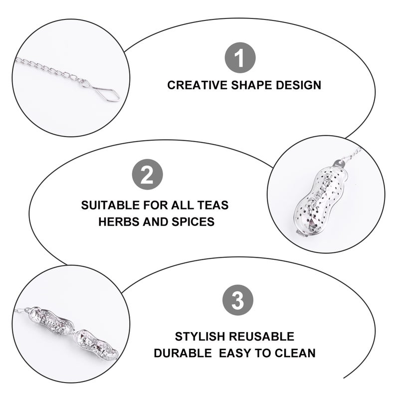 2pcs 304 Stainless Steel Tea Strainer Tea Infuser Strainer Tea Filter - Image 5