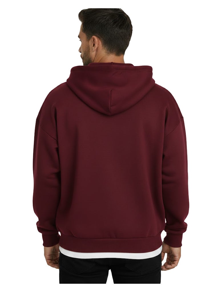 Zipper Hooded Sweatshirt Jacket - Image 2