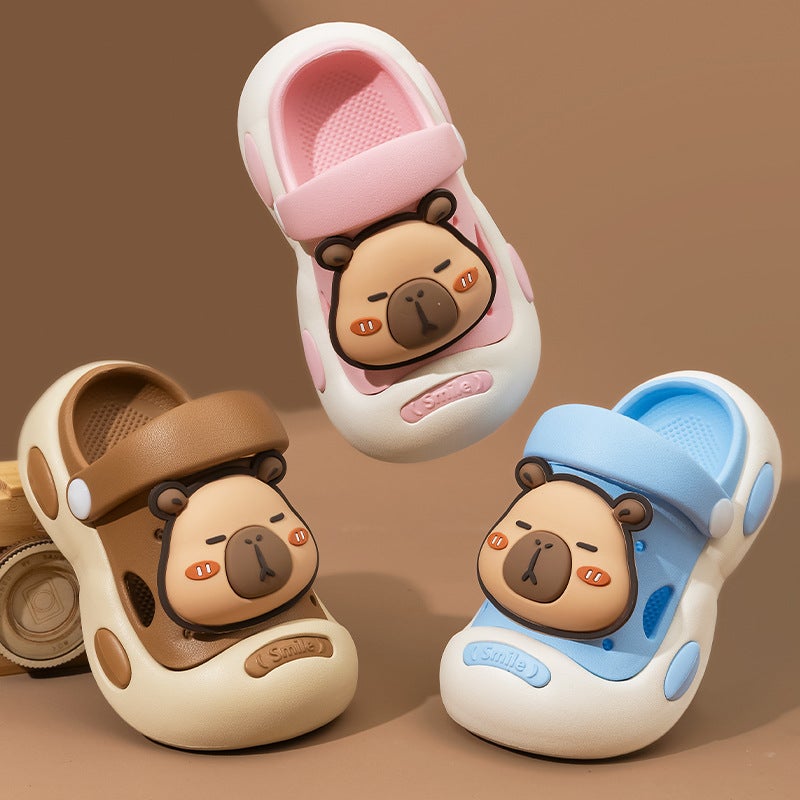 Kapibala Kidsren'S Sandals Boys Summer Baby Indoor Non-Slip Girls Cartoon Non-Slip Little Boy'S Clogs - Image 2