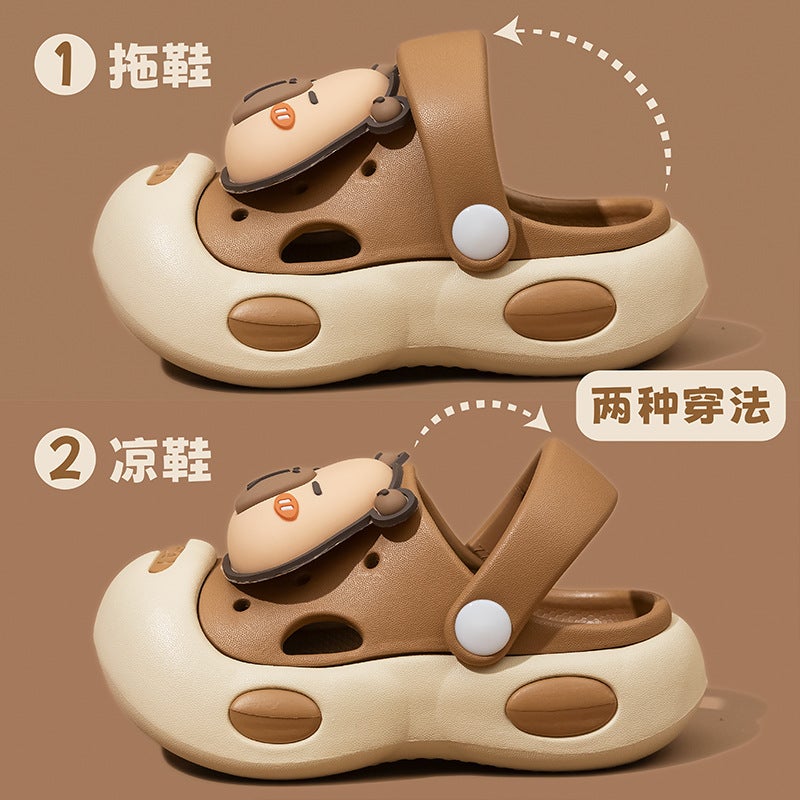 Kapibala Kidsren'S Sandals Boys Summer Baby Indoor Non-Slip Girls Cartoon Non-Slip Little Boy'S Clogs - Image 4