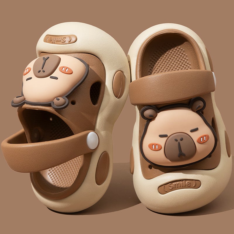 Kapibala Kidsren'S Sandals Boys Summer Baby Indoor Non-Slip Girls Cartoon Non-Slip Little Boy'S Clogs - Image 1
