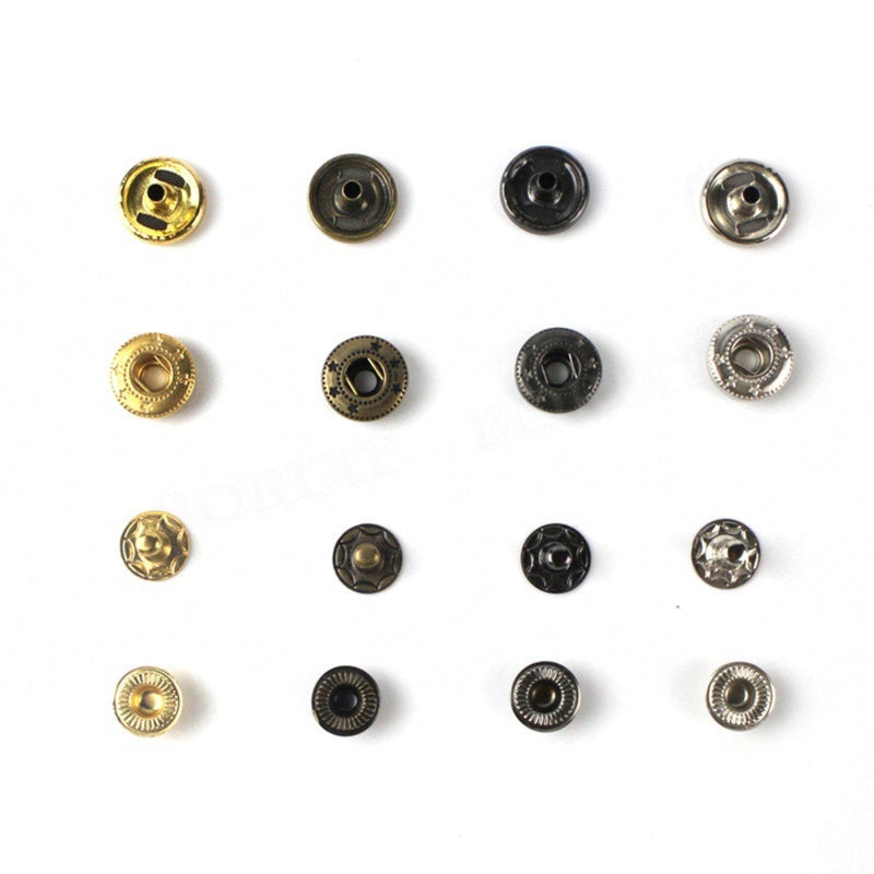 Metal Pure Bronze Copper Snap Rivets Fixing Tool Kit Leather Craft Repair Fastener - Image 5