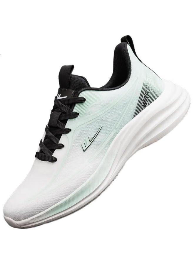 Pull Back Warrior Men'S Sports Shoes Spring New Trend Men'S Shoes White Green Size 43 - Image 1