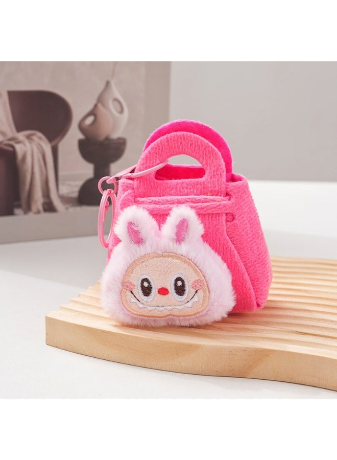 LABUBU Labubu Plush Coin Storage Bag Pendant Cartoon Keychain Hanging Accessory Claw Machine Doll Toy  - Image 1
