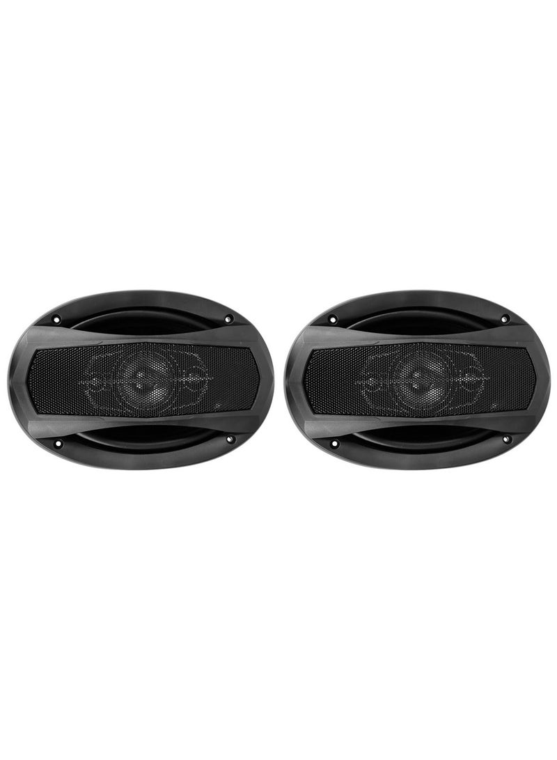 100Miles Car Speaker 3-Way Speaker 48W/800W Speaker 6x9" Coaxial Flush Mount Music Speaker 2 Pcs Set 100 Miles - Image 3