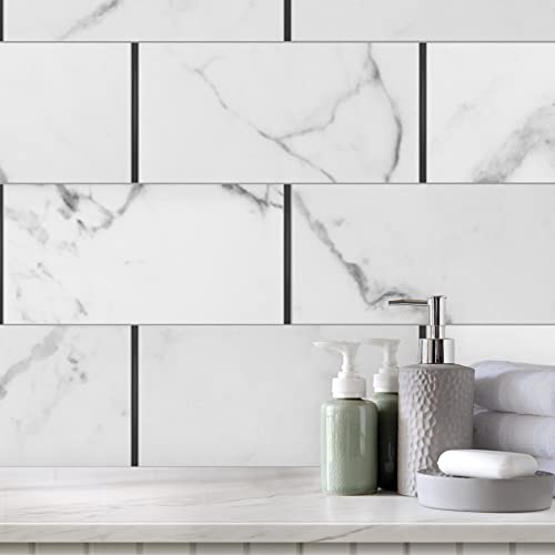 Questech Quarter Round Tile Trim, 1/2 x 12 Inch Corner Shower Tile Edge Trim, Decorative Jolly Tile Liner Cap for Kitchen Backsplash Bathroom Shower, Graphite Black Matte, 12 Pack - Image 4