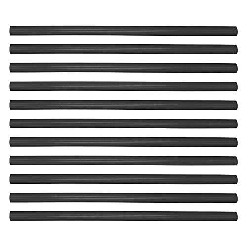 Questech Quarter Round Tile Trim, 1/2 x 12 Inch Corner Shower Tile Edge Trim, Decorative Jolly Tile Liner Cap for Kitchen Backsplash Bathroom Shower, Graphite Black Matte, 12 Pack - Image 2