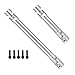 MOHERO 2Pcs SCX24 Driveshafts Stainless Steel Center Drive Shaft for Axial 124 SCX24 Gladiator AXI00005 RC Crawler Upgrade Parts - Image 3