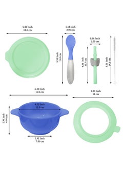 Baby Bowls Suction Bowls For Baby With Straw And Spoons Unbreakable And Reusable Light Weight Bowl Be Used For Milk Soup Or Ice Cream Slip Resistant And Durable (Dark Blue) - pzsku/Z51E56C7237848B7427C3Z/45/_/1720692513/d27a47de-8f94-40a1-a45f-1155501bab3d