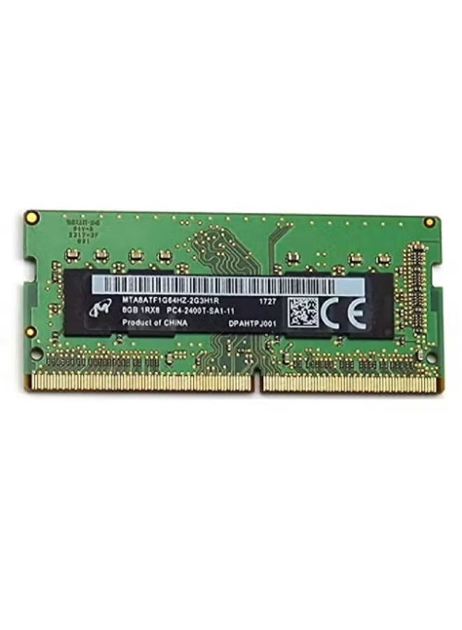 مايكرون ذاكرة RAM للكمبيوتر المحمول Micron سعة 8 جيجابايت DDR4 بتردد 2400 ميجاهرتز (SODIMM) – PC4-19200، 1Rx8، 260 سنًا، 1.2 فولت | MTA8ATF1G64HZ-2G3H1 - Image 1