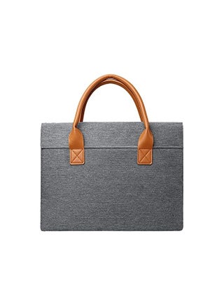 13-14.4 Inch Laptop Sleeve Bag Slim Briefcase Handle Bag with PU Handle & Magnetic Open Close, Computer Business Protective Case for 13-14 Inch Macbook Notebook, Gray - pzsku/Z51E5867601511CB66ADCZ/45/_/1722409343/34d6c0cc-d0e0-4430-bfcc-3751556951f7