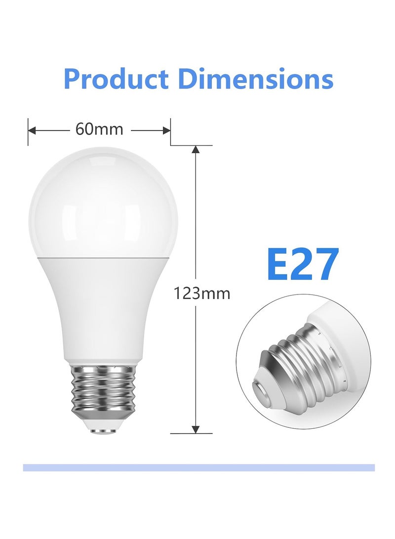 1 قطعه من لمبة ليد E27 – إضاءة ابيض 6500K،  ، ، غير قابلة للتعتيم - Image 2