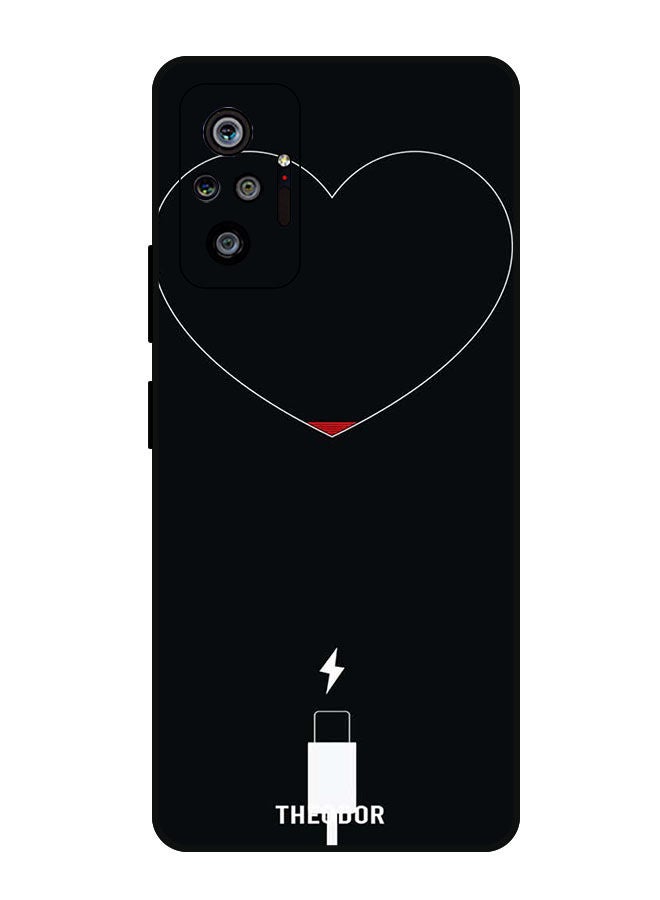Theodor Protective Case Cover For REDMI Note 10 PRO/Note 10 PRO MAX    Heart Battery Low - Image 1