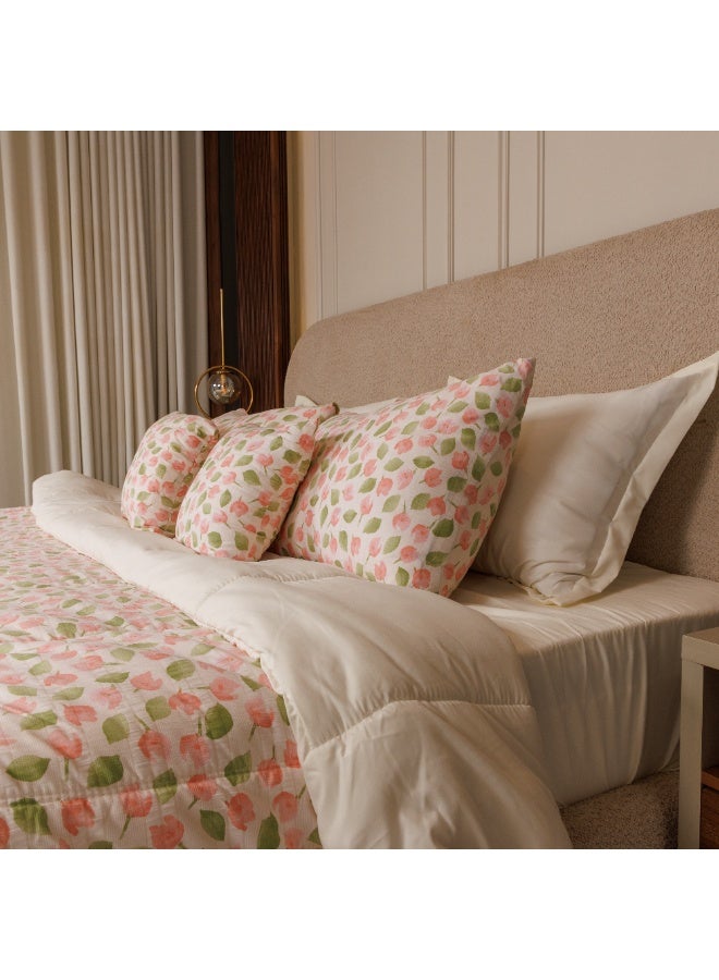 FoamZone Microfiber Comforter Bedding 10 PCs Single Size 240x160 cm - Image 3