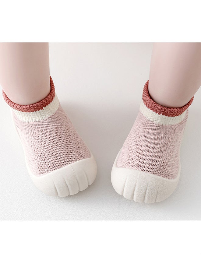Baby Sock Shoes for Boys Girls, Soft Sole Baby Shoes for Walking, First Walker Shoes, Non Slip Toddler Walking Shoes Flexible Sole, Barefoot Infant Shoes Pink - Image 3