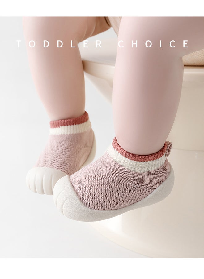 Baby Sock Shoes for Boys Girls, Soft Sole Baby Shoes for Walking, First Walker Shoes, Non Slip Toddler Walking Shoes Flexible Sole, Barefoot Infant Shoes Pink - Image 2